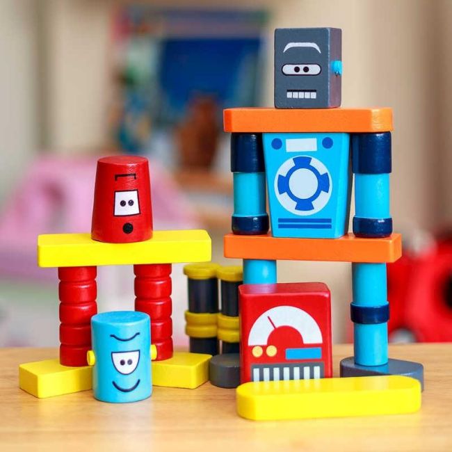 Cuburi de construit - Robot - EDUT29625