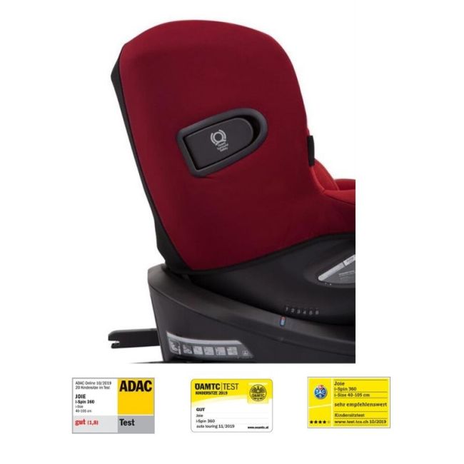 Joie - Scaun auto i-Spin 360° Merlot, nastere - 105 cm BBBC1801EAMER000(C1801AAMER000)
