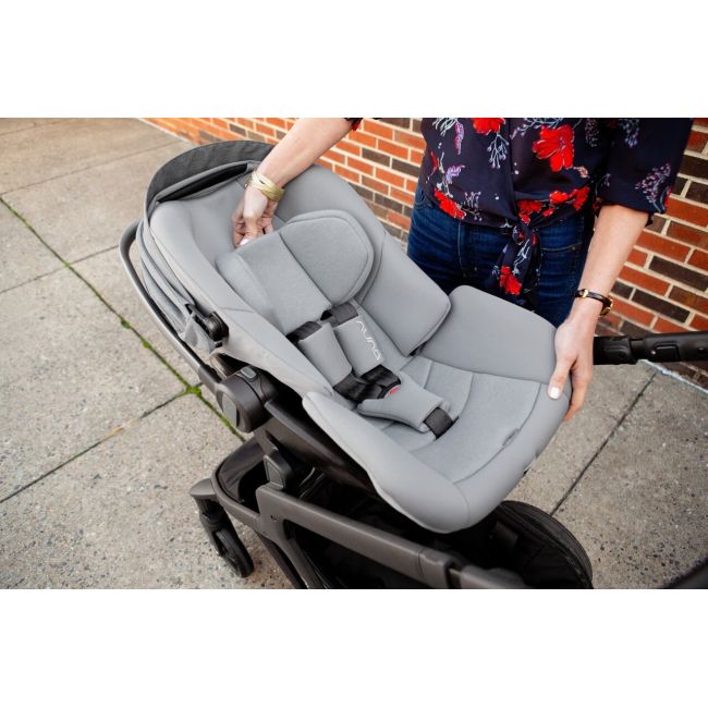 Nuna - Scoica auto i-Size ARRA Caviar + baza isofix, 40 - 85 cm BBBCF11302CVRGL