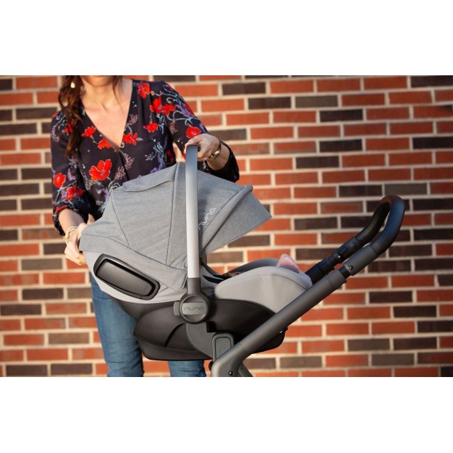 Nuna - Scoica auto i-Size ARRA Caviar + baza isofix, 40 - 85 cm BBBCF11302CVRGL