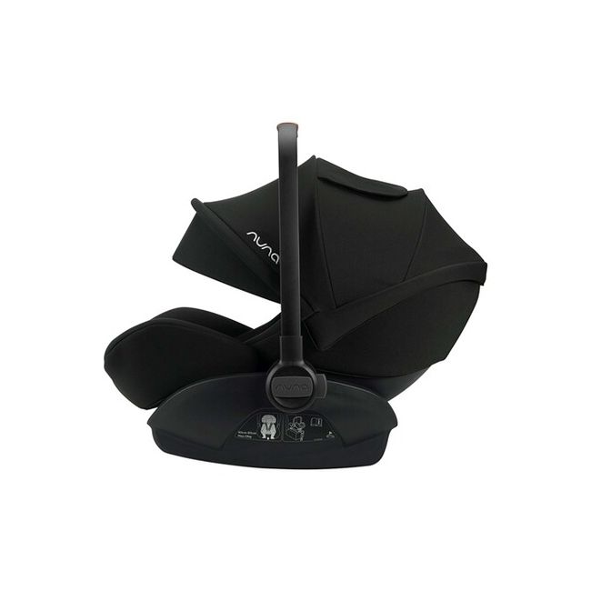 Nuna - Scoica auto i-Size ARRA Caviar + baza isofix, 40 - 85 cm BBBCF11302CVRGL