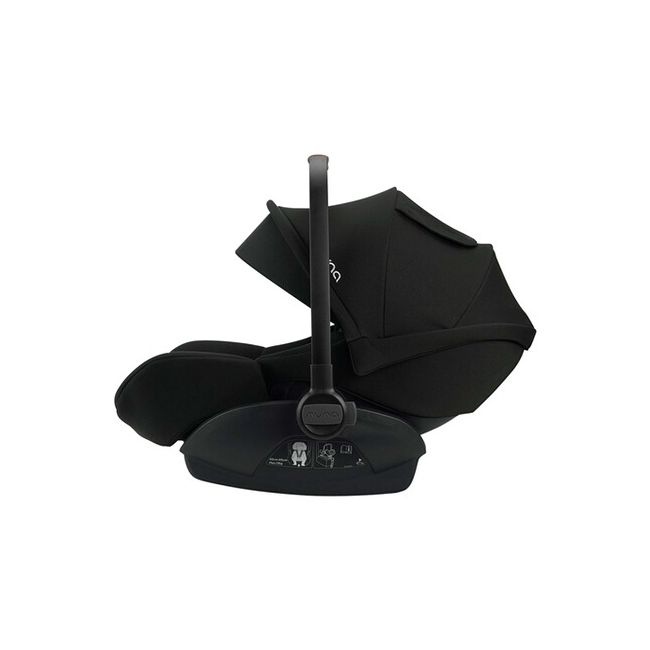 Nuna - Scoica auto i-Size ARRA Caviar + baza isofix, 40 - 85 cm BBBCF11302CVRGL
