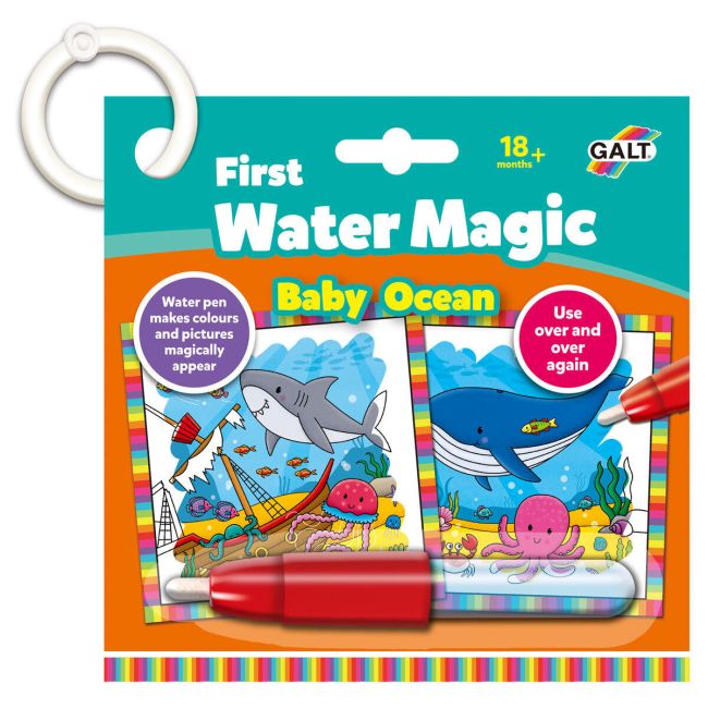 Baby water magic: carte de colorat in ocean