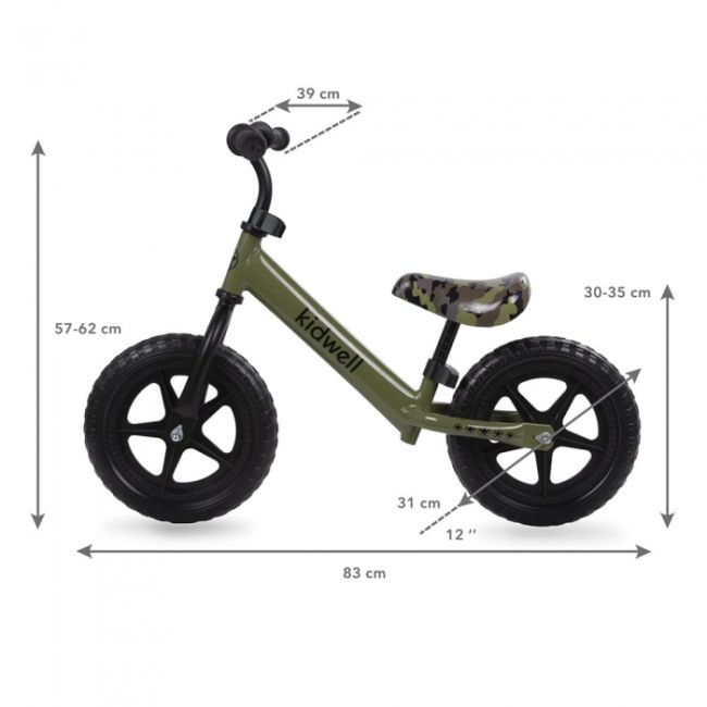 Bicicleta fara pedale kidwell rebel khaki edeedirobirel08a0