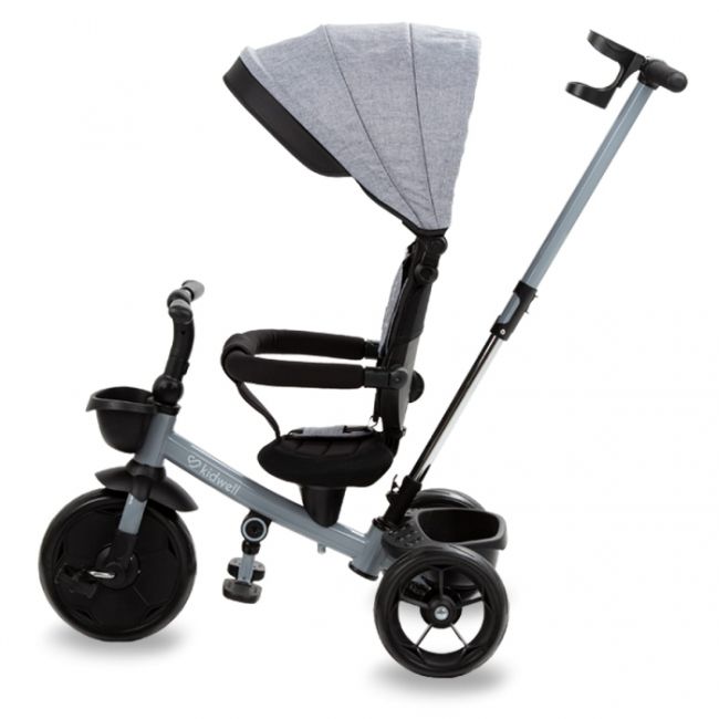 Tricicleta cu sezut rotativ si roti cu spuma eva kidwell axel - gri edeedirotraxe02a0
