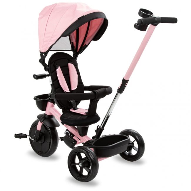Tricicleta cu sezut rotativ si roti cu spuma eva kidwell axel - roz edeedirotraxe01a0