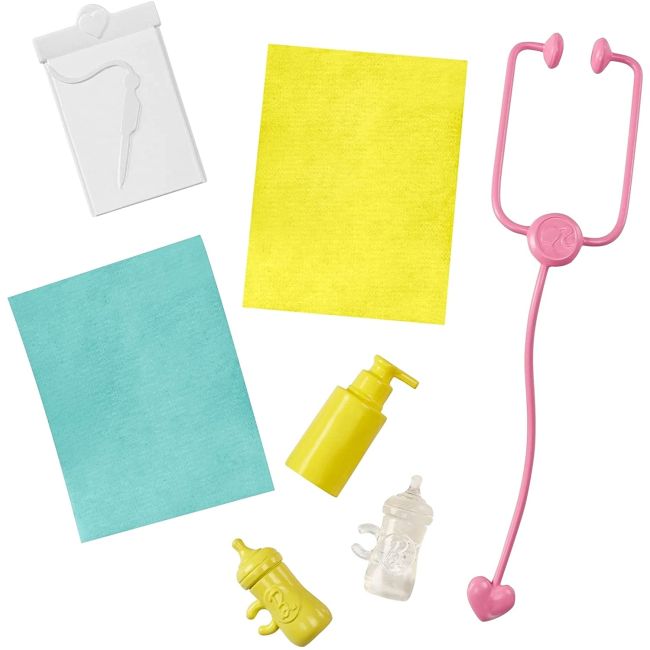 BARBIE CARIERE SET CU PAPUSA DOCTOR PEDIATRU VIVMTDHB63_GKH23
