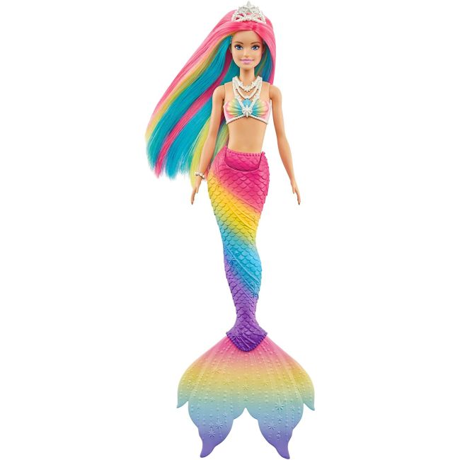 BARBIE PAPUSA DREAMTOPIA SIRENA ISI SCHIMBA CULOAREA VIVMTGTF89