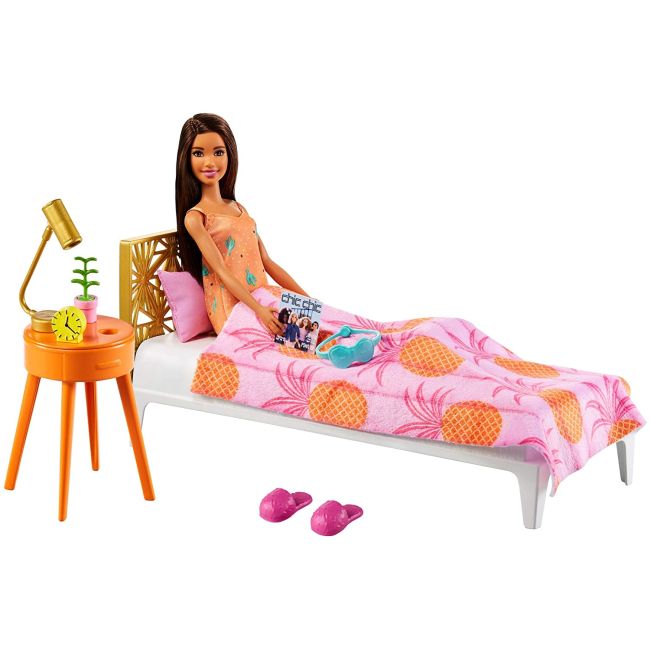 BARBIE PAPUSA SI ACCESORII DORMITOR VIVMTGTD87_GRG86