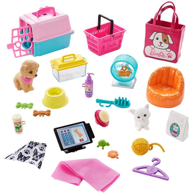 BARBIE SET DE JOACA MAGAZIN ACCESORII ANIMALUTE VIVMTGRG90