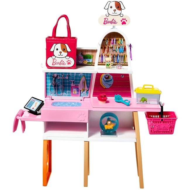 BARBIE SET DE JOACA MAGAZIN ACCESORII ANIMALUTE VIVMTGRG90