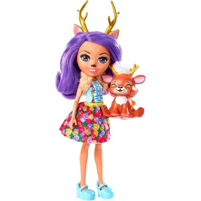 ENCHANTIMALS PAPUSI CU ANIMALUTE DANESSA DEER & SPRINT VIVMTDVH87_FXM75