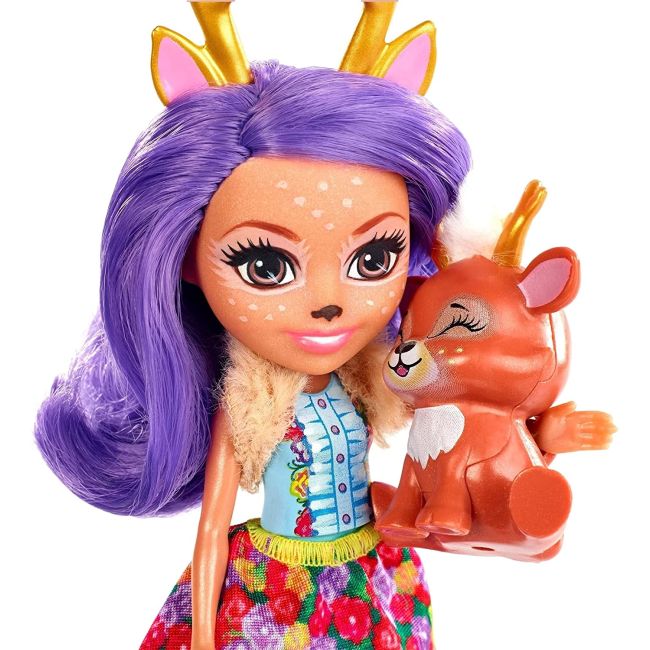 ENCHANTIMALS PAPUSI CU ANIMALUTE DANESSA DEER & SPRINT VIVMTDVH87_FXM75