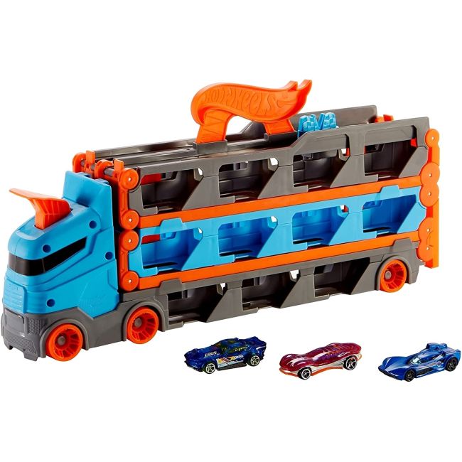 HOT WHELS 2 IN 1 MEGA TRANSPORTATOR MASINI PISTA VIVMTGVG37