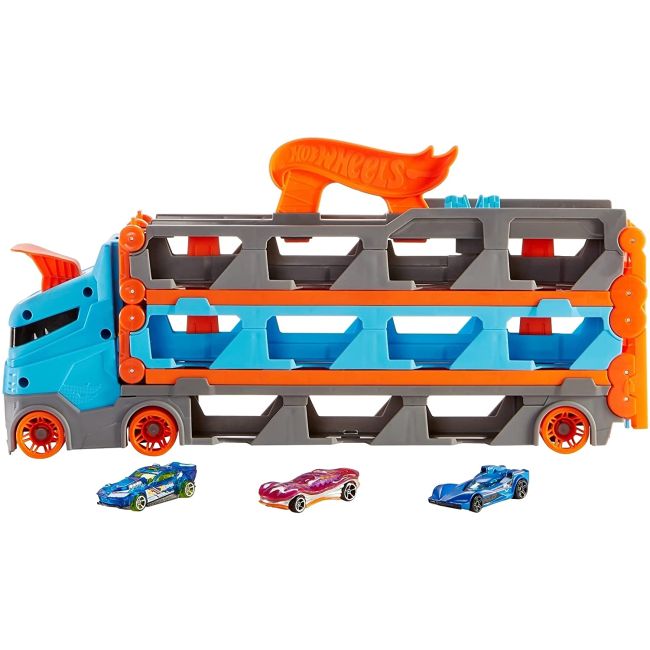 HOT WHELS 2 IN 1 MEGA TRANSPORTATOR MASINI PISTA VIVMTGVG37