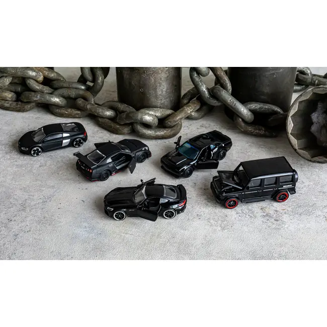MAJORETTE SET 5 MASINUTE BLACK EDITION VIV212053174