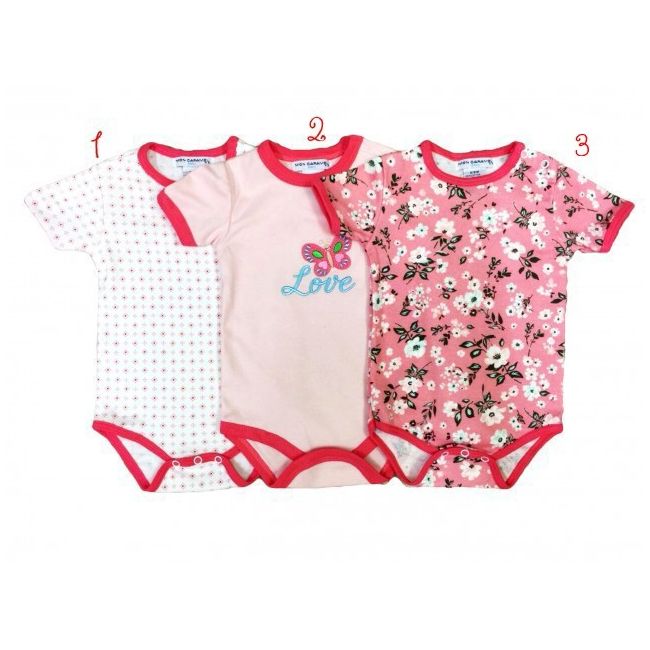 Body pentru fetite - Floricele micute - Hainute Bebelusi - AL050.6-9 luni.3