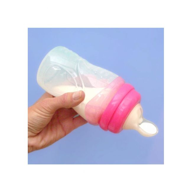 Biberon special 2 in 1 cu tetina si lingurita 250 ml tna2502