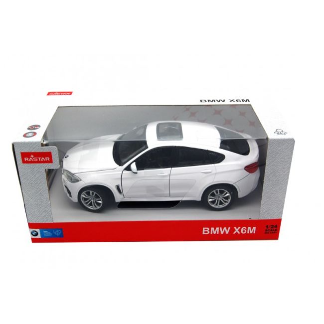 MASINUTA METALICA BMW X6M ALB SCARA 1 LA 24 VIVRas56600_Alb