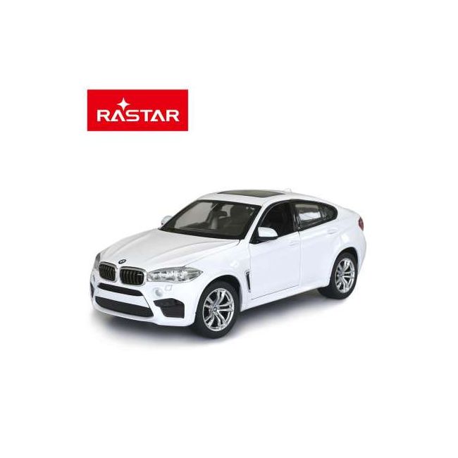MASINUTA METALICA BMW X6M ALB SCARA 1 LA 24 VIVRas56600_Alb