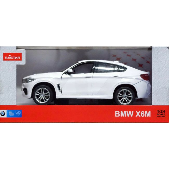 MASINUTA METALICA BMW X6M ALB SCARA 1 LA 24 VIVRas56600_Alb