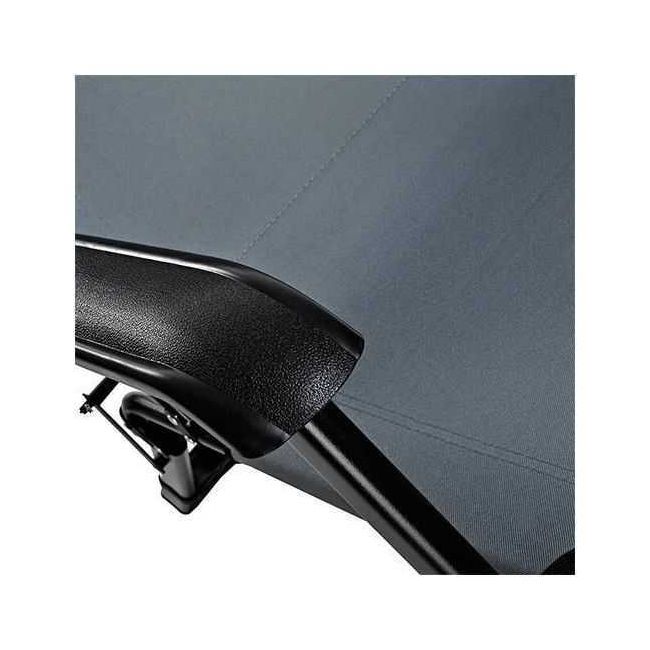 Scaun tip Sezlong Pliabil si Reglabil cu Tetiera pentru Gradina sau Terasa, dimensiuni XL Malatec MY0009 BBJMY0009_Gri