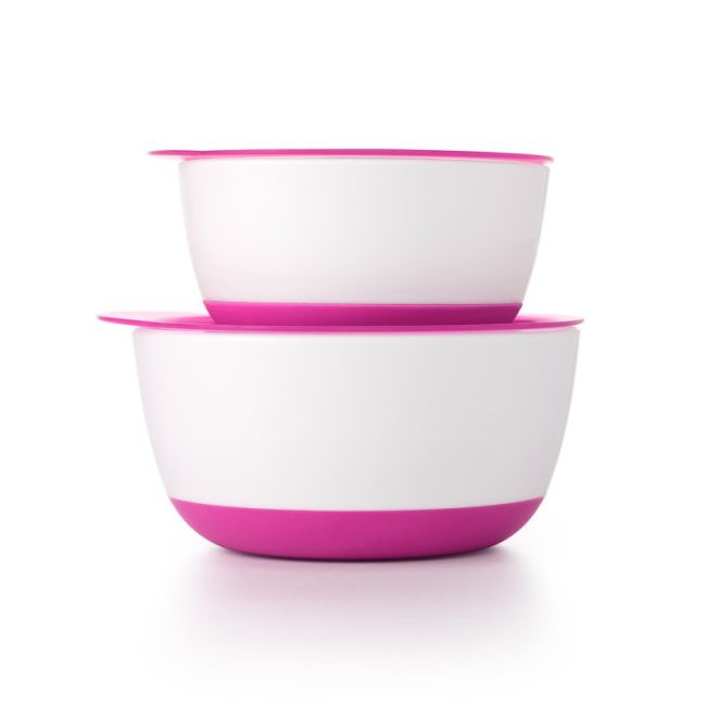 Set 2 boluri alimentare cu capac roz 200 & 360 ml tna6125500