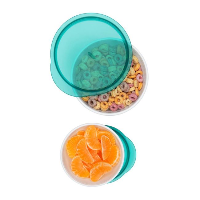 Set 2 boluri alimentare cu capac teal 200 & 360 ml tna61133200