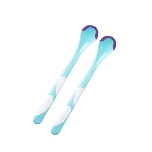 Set 2 lingurite termice cu cupa moale turcoaz tna5204-t