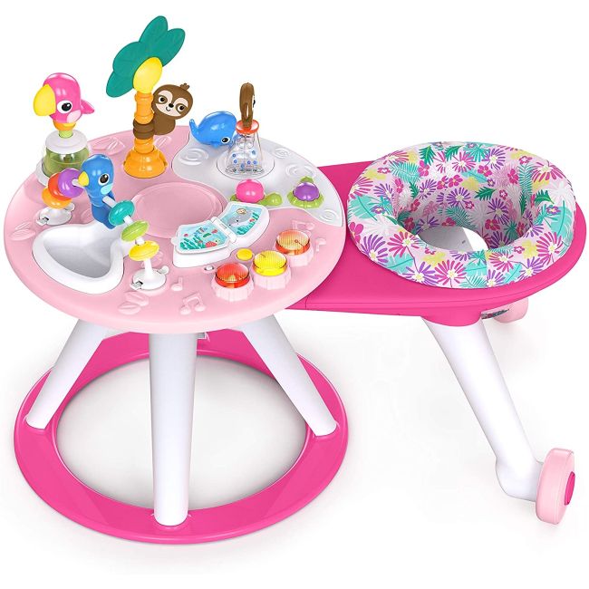 Bright Starts - Centru de activitati 2 in 1 Tropic Coral BBB12664