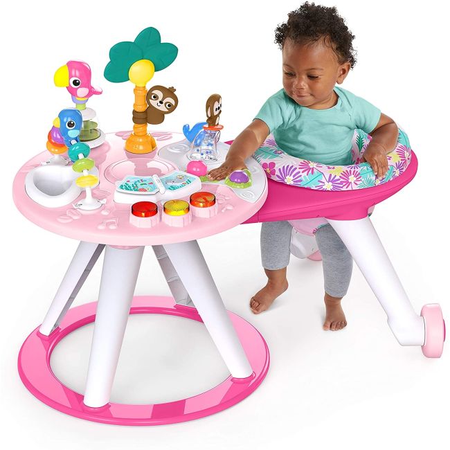 Bright Starts - Centru de activitati 2 in 1 Tropic Coral BBB12664