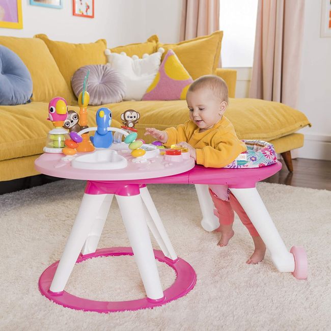 Bright Starts - Centru de activitati 2 in 1 Tropic Coral BBB12664