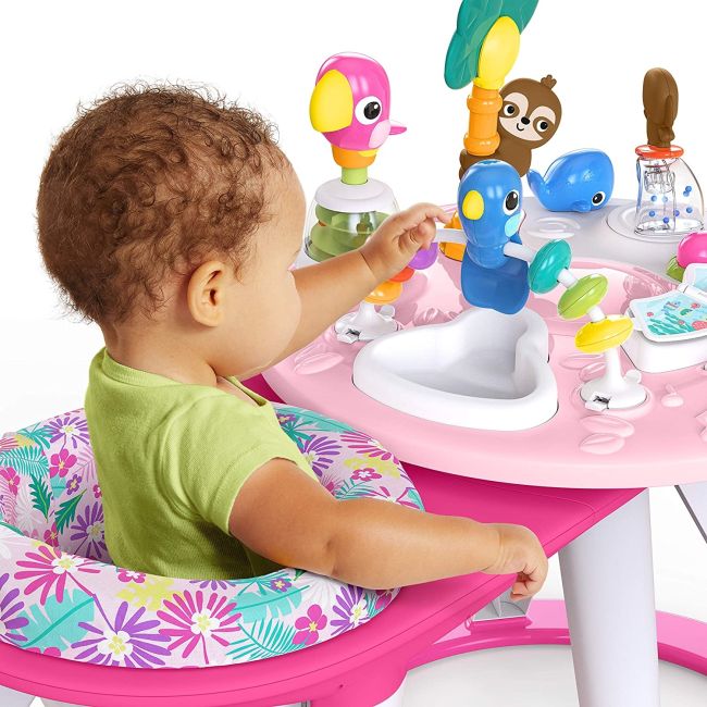 Bright Starts - Centru de activitati 2 in 1 Tropic Coral BBB12664