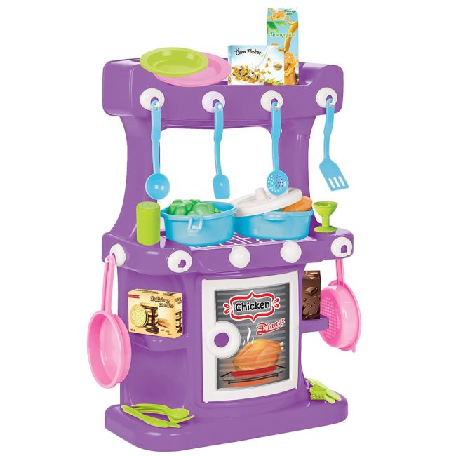 Bucatarie pilsan hamarat kitchen set purple hubpl-03-335-pu