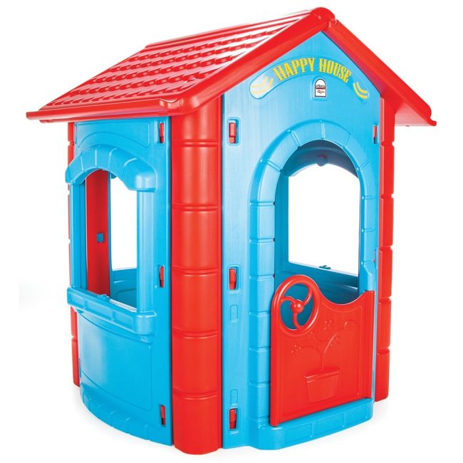 Casuta pentru copii pilsan happy house blue hubpl-06-098