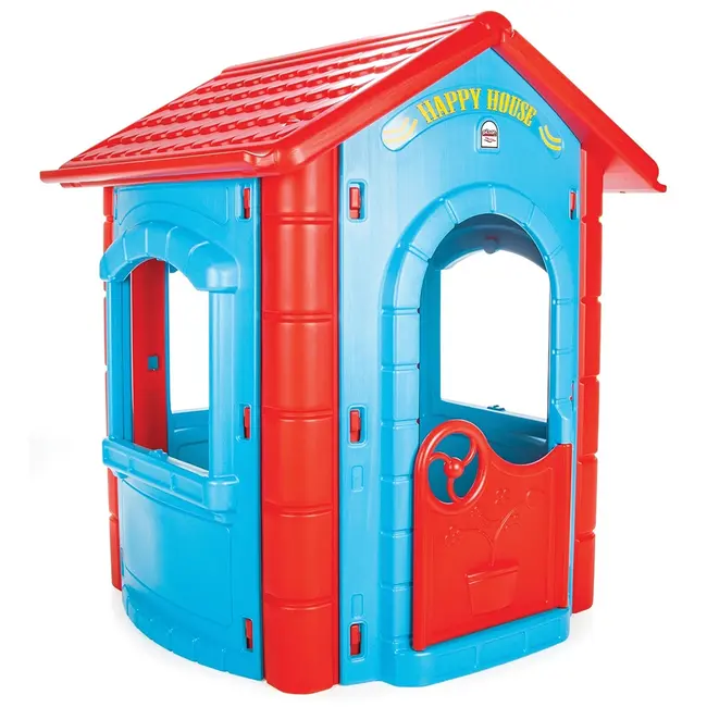 Casuta pentru copii pilsan happy house blue hubpl-06-098