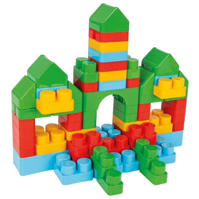 Jucarie pilsan cuburi de construit in cutie jumbo blocks 166 piese hubpl-03-568