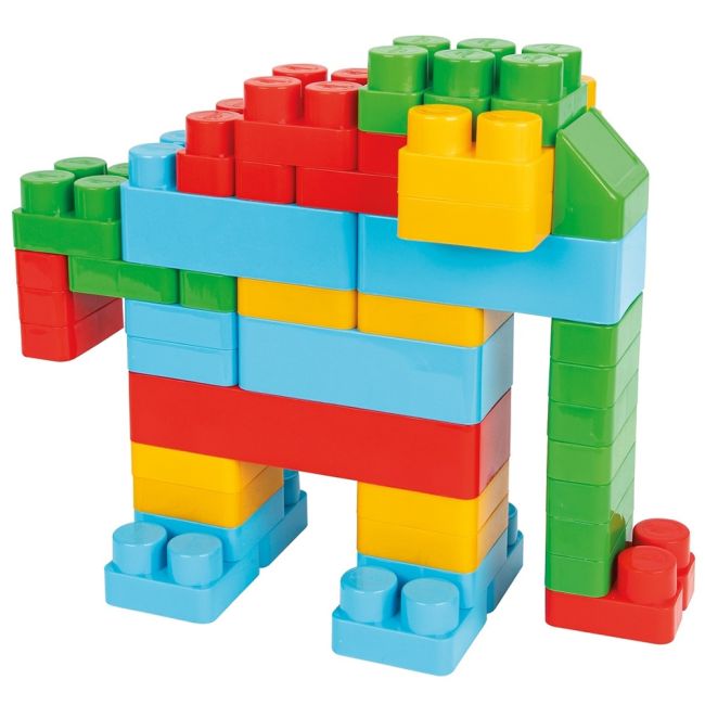 Jucarie pilsan cuburi de construit in cutie jumbo blocks 60 piese hubpl-03-227