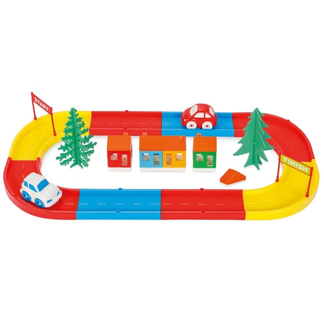 Pista de masini pilsan mini city cu 2 masinute hubpl-07-685