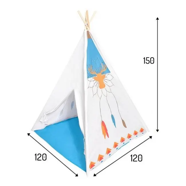 Cort de indieni ecotoys 8177 - alb ede8177