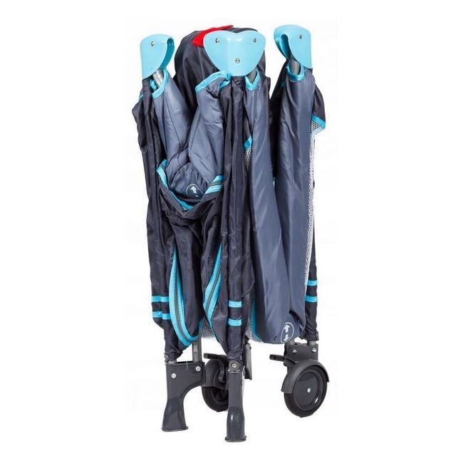 Patut pliabil cu 2 nivele ecotoys - bleumarin ede607