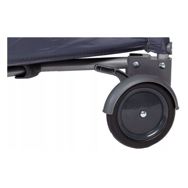 Patut pliabil cu 2 nivele ecotoys - bleumarin ede607