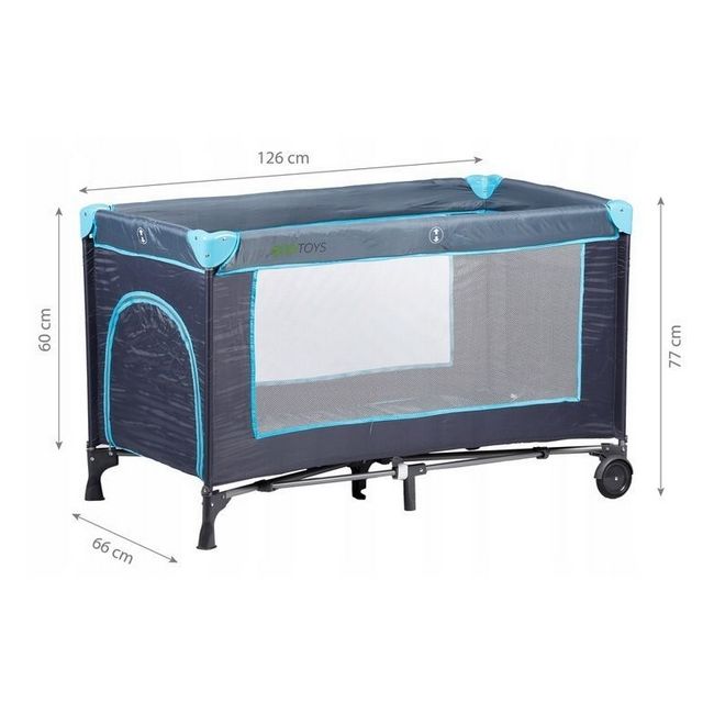 Patut pliabil simple ecotoys - bleumarin ede610