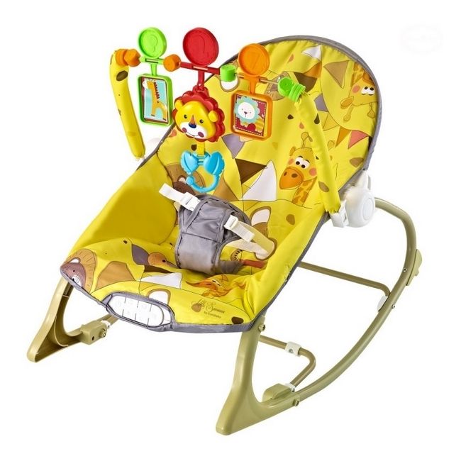 Balansoar eurobaby little savanna - galben edeeb357