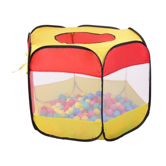 Cort de joaca ecotoys cu 100 de bile edeedi8600b