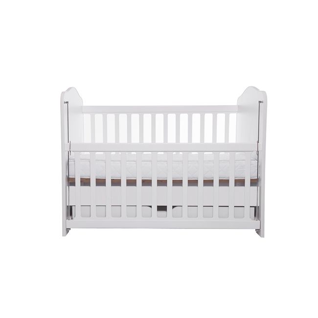 Patut vessanti como culisant cu sertar - alb + saltea cocos confort 120 x 60 x 12 cm edep12dclcs_alb