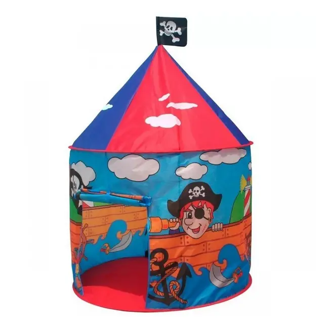Cort de joaca pentru copii, model pirati cu ilustratii grafice edeedi8316