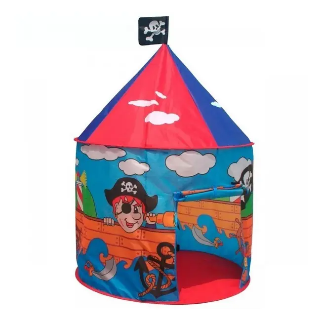 Cort de joaca pentru copii, model pirati cu ilustratii grafice edeedi8316