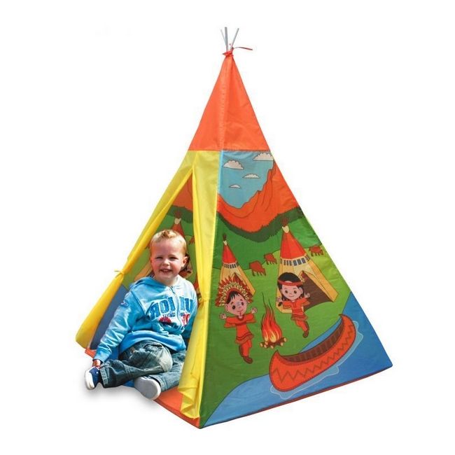 Cort indian teepee de joaca pentru copii, tip wigwam edeedi8707