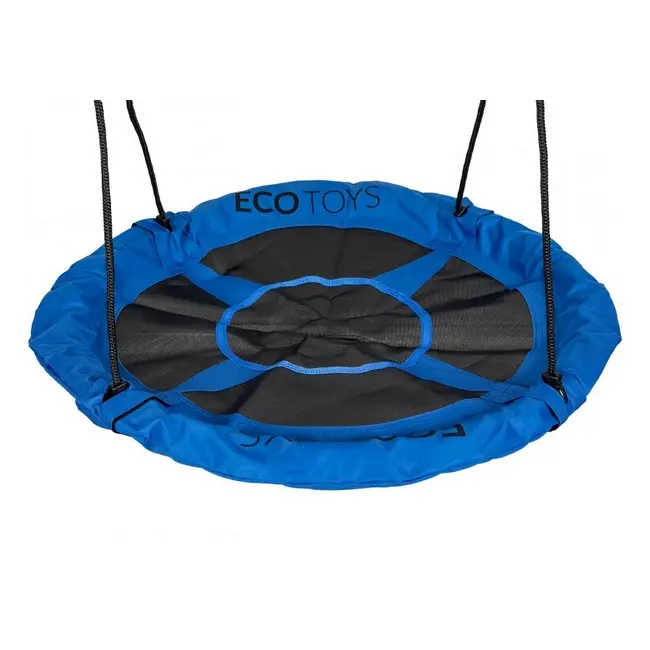 Leagan pentru copii ecotoys boc100, cuib de barza, cadru din otel galvanizat, albastru edeediboc100blue